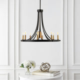 Mansfield Adjustable Iron Transitional Modern LED Chandelier