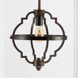 Tuxis 12.5" Adjustable Iron Rustic Industrial LED Pendant