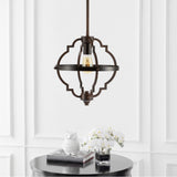 Tuxis 12.5" Adjustable Iron Rustic Industrial LED Pendant