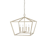 Zoar 23" 4-Light Adjustable Iron Rustic Glam LED Pendant