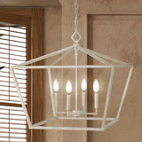 Zoar 23" 4-Light Adjustable Iron Rustic Glam LED Pendant