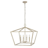 Zoar 23" 4-Light Adjustable Iron Rustic Glam LED Pendant
