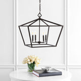 Zoar 23" 4-Light Adjustable Iron Rustic Glam LED Pendant