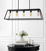 Moores Adjustable Iron Farmhouse Vintage LED Dimmable Pendant