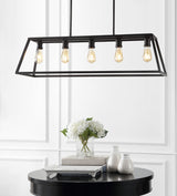 Moores Adjustable Iron Farmhouse Vintage LED Dimmable Pendant