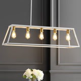 Moores Adjustable Iron Farmhouse Vintage LED Dimmable Pendant