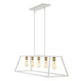 Moores Adjustable Iron Farmhouse Vintage LED Dimmable Pendant