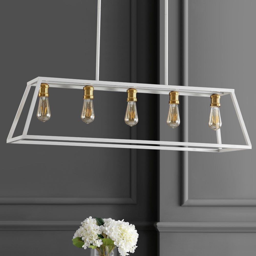Moores Adjustable Iron Farmhouse Vintage LED Dimmable Pendant