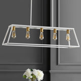 Moores Adjustable Iron Farmhouse Vintage LED Dimmable Pendant
