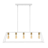 Moores Adjustable Iron Farmhouse Vintage LED Dimmable Pendant