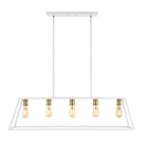 Moores Adjustable Iron Farmhouse Vintage LED Dimmable Pendant