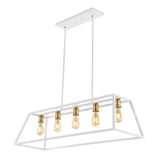 Moores Adjustable Iron Farmhouse Vintage LED Dimmable Pendant