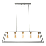 Moores Adjustable Iron Farmhouse Vintage LED Dimmable Pendant