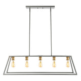 Moores Adjustable Iron Farmhouse Vintage LED Dimmable Pendant