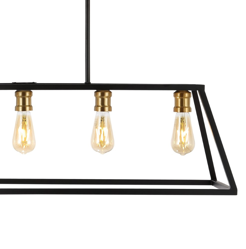 Moores Adjustable Iron Farmhouse Vintage LED Dimmable Pendant