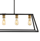 Moores Adjustable Iron Farmhouse Vintage LED Dimmable Pendant