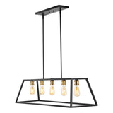 Moores Adjustable Iron Farmhouse Vintage LED Dimmable Pendant