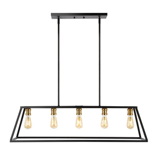 Moores Adjustable Iron Farmhouse Vintage LED Dimmable Pendant