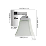 Wetherell Iron/Glass Modern Cottage LED Vanity Light