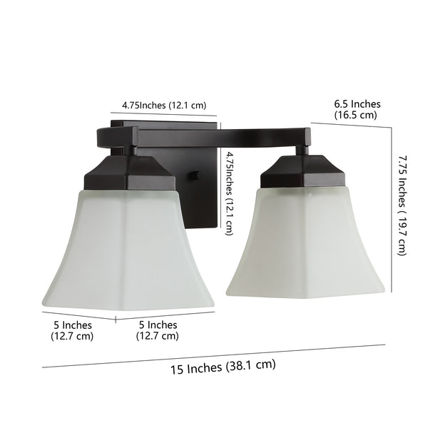 Dimension Image Oil Rubbed Bronze / 2-Light