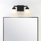 Wetherell Iron/Glass Modern Cottage LED Vanity Light