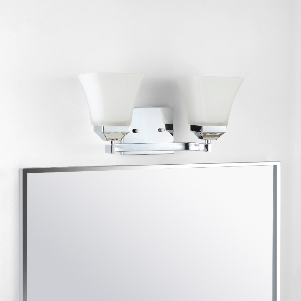 Wetherell Iron/Glass Modern Cottage LED Vanity Light