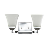 Wetherell Iron/Glass Modern Cottage LED Vanity Light