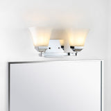 Wetherell Iron/Glass Modern Cottage LED Vanity Light