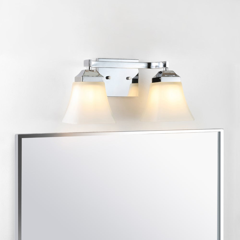 Wetherell Iron/Glass Modern Cottage LED Vanity Light