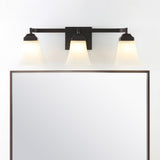 Wetherell Iron/Glass Modern Cottage LED Vanity Light