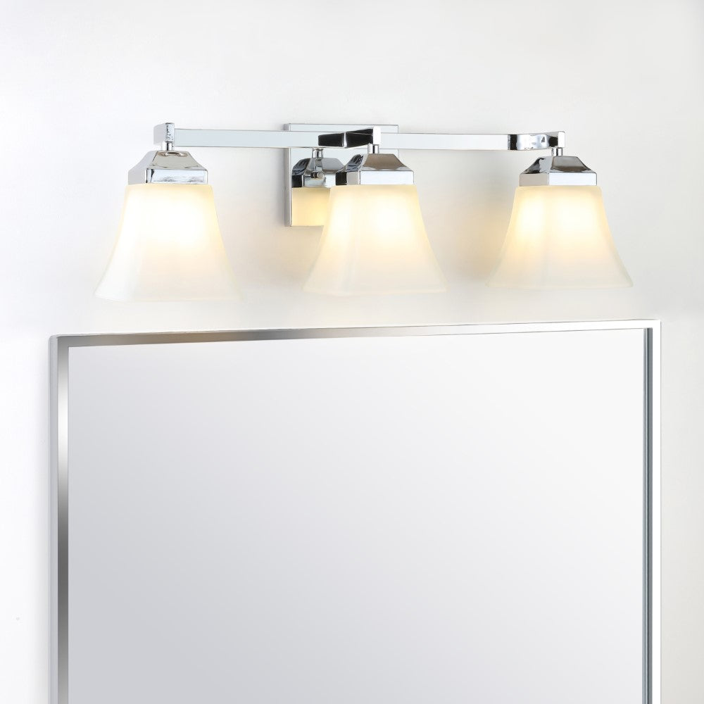 Wetherell Iron/Glass Modern Cottage LED Vanity Light