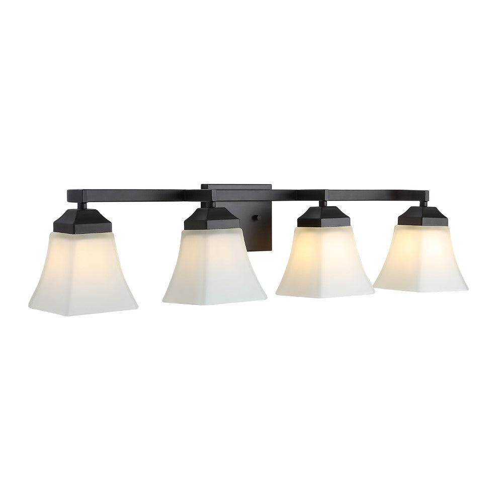 Wetherell Iron/Glass Modern Cottage LED Vanity Light