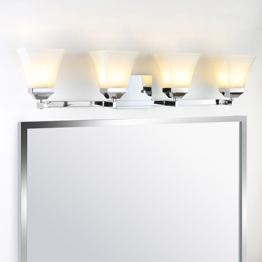 Wetherell Iron/Glass Modern Cottage LED Vanity Light