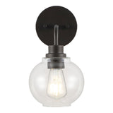 Bonnet Iron/Seeded Glass Cottage Rustic LED Vanity Light
