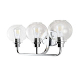 Bonnet Iron/Seeded Glass Cottage Rustic LED Vanity Light