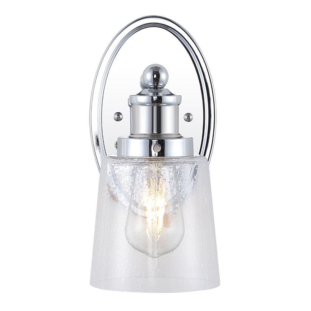 Linko Iron/Seeded Glass Classic Cottage LED Vanity Light
