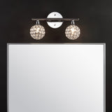 Angelo Iron/Glass Contemporary Glam LED Vanity Light