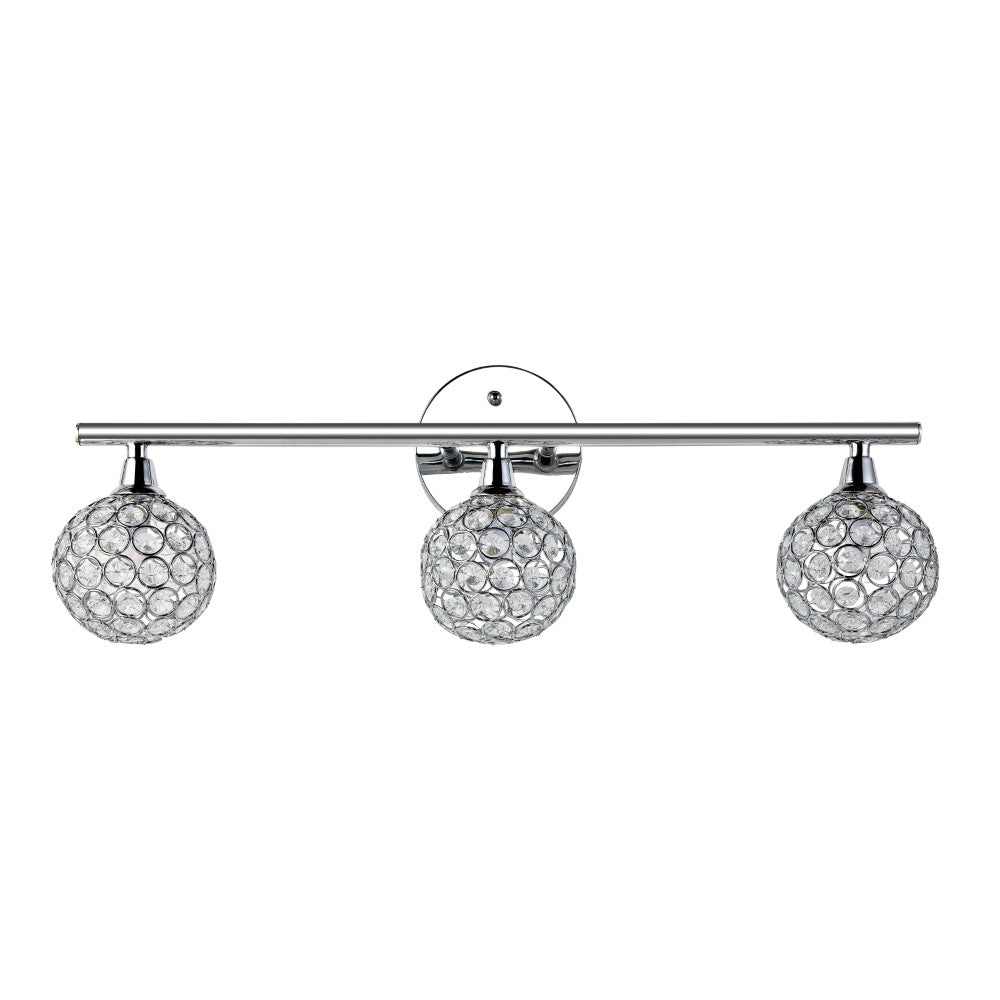 Angelo Iron/Glass Contemporary Glam LED Vanity Light