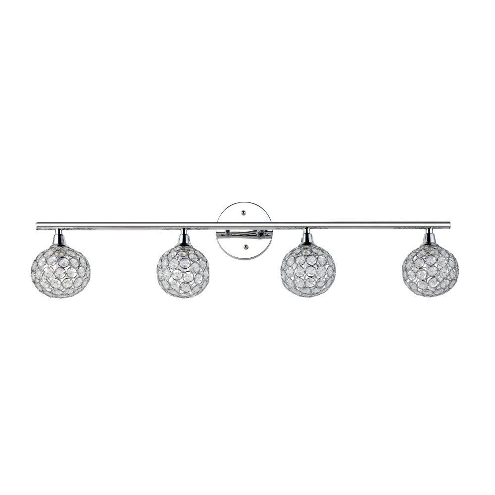 Angelo Iron/Glass Contemporary Glam LED Vanity Light