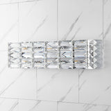 Boseophone Iron/Crystal Glam Modern LED Vanity Light