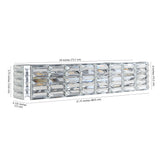 Boseophone Iron/Crystal Glam Modern LED Vanity Light