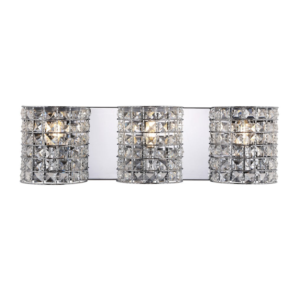 Lowe Deco Metal/Crystal Classic Glam LED Vanity Light