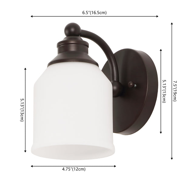 Dimension Image Oil Rubbed Bronze / 1 Socket