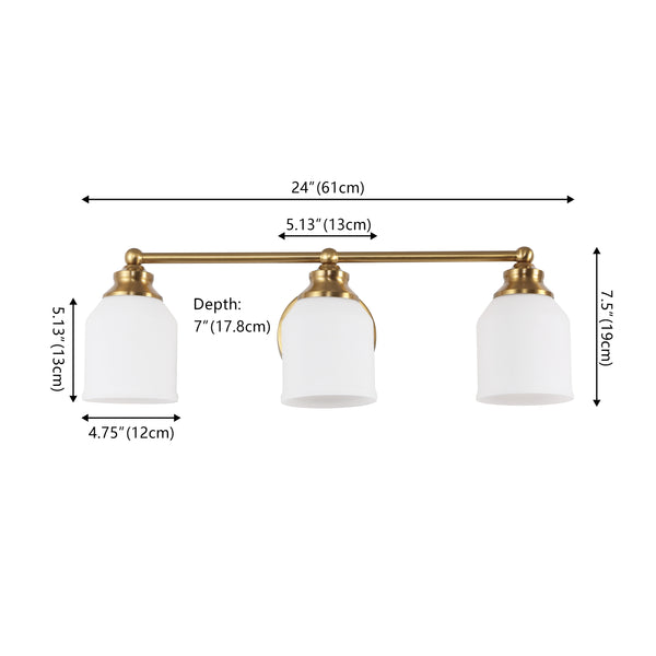 Dimension Image Brass Gold / 3 Light