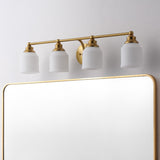Berkley Iron/Frosted Glass Farmhouse Cottage LED Vanity Light