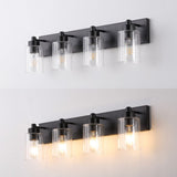 Margaret Seeded Glass/Iron Modern Contemporary LED Vanity Light