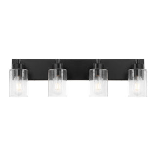 Margaret Seeded Glass/Iron Modern Contemporary LED Vanity Light