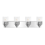Margaret Seeded Glass/Iron Modern Contemporary LED Vanity Light