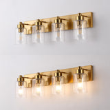 Margaret Seeded Glass/Iron Modern Contemporary LED Vanity Light