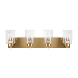 Margaret Seeded Glass/Iron Modern Contemporary LED Vanity Light